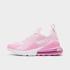 Light Pink Nike Air Max 270s React Gently used! Size 7.5 Women Super On trend